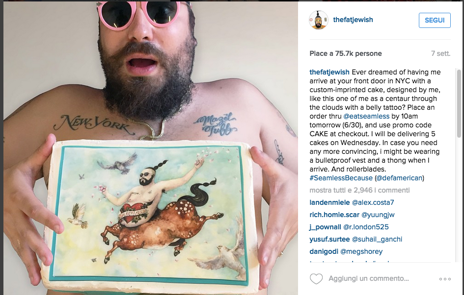 Josh Ostrovsky, il primo modello curvy della storia Josh Ostrovsky, il primo modello curvy della storia