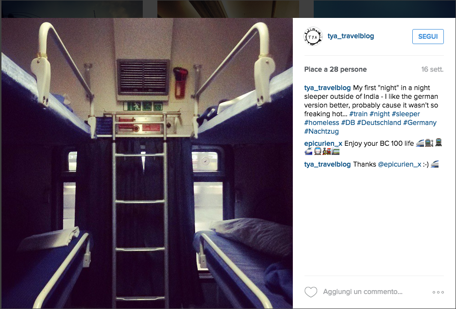 Leonie Müller, la ragazza che vive sul treno Leonie Müller, la ragazza che vive sul treno