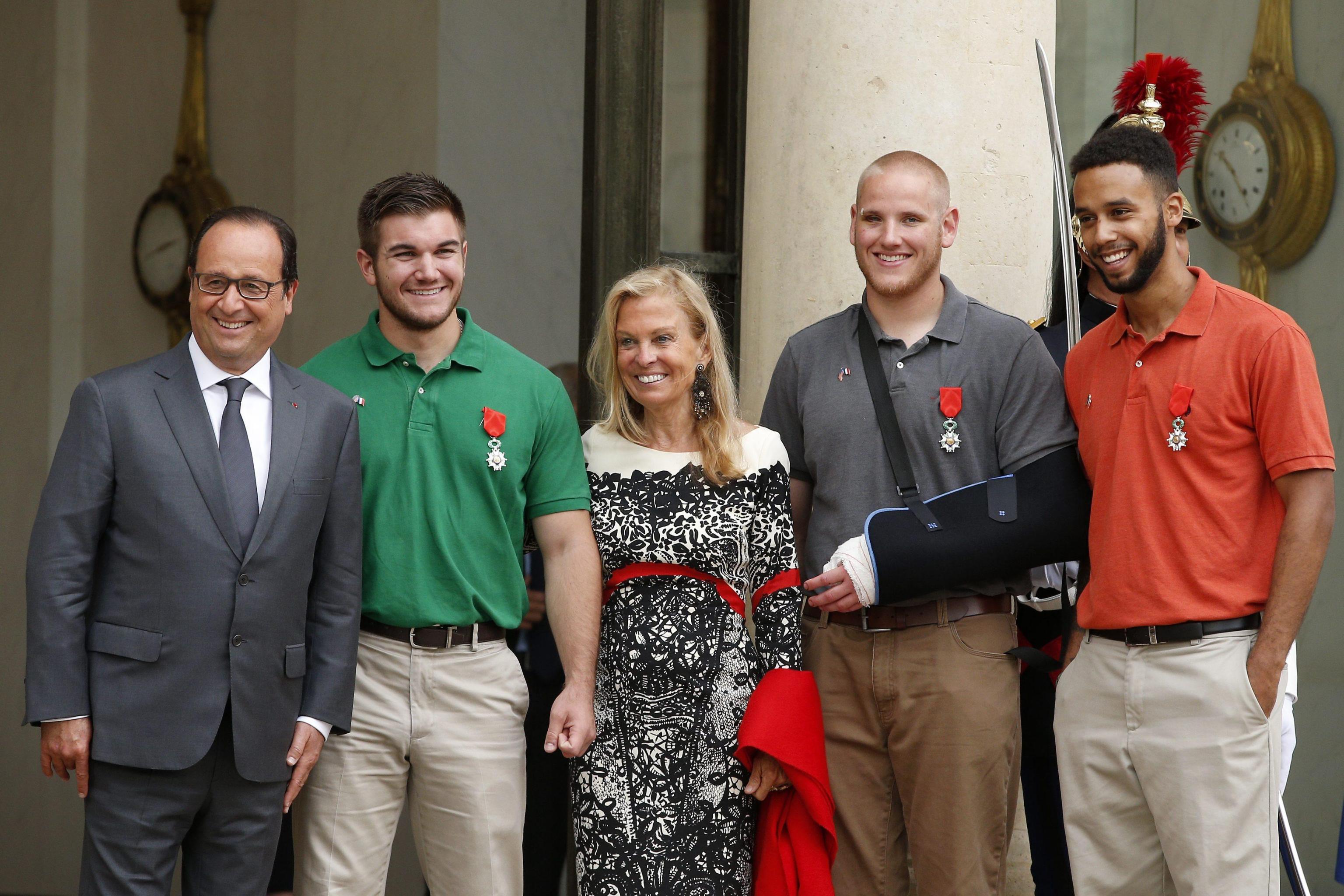 Assalto all’Amsterdam-Parigi: legione d’onore per i cinque eroi del treno