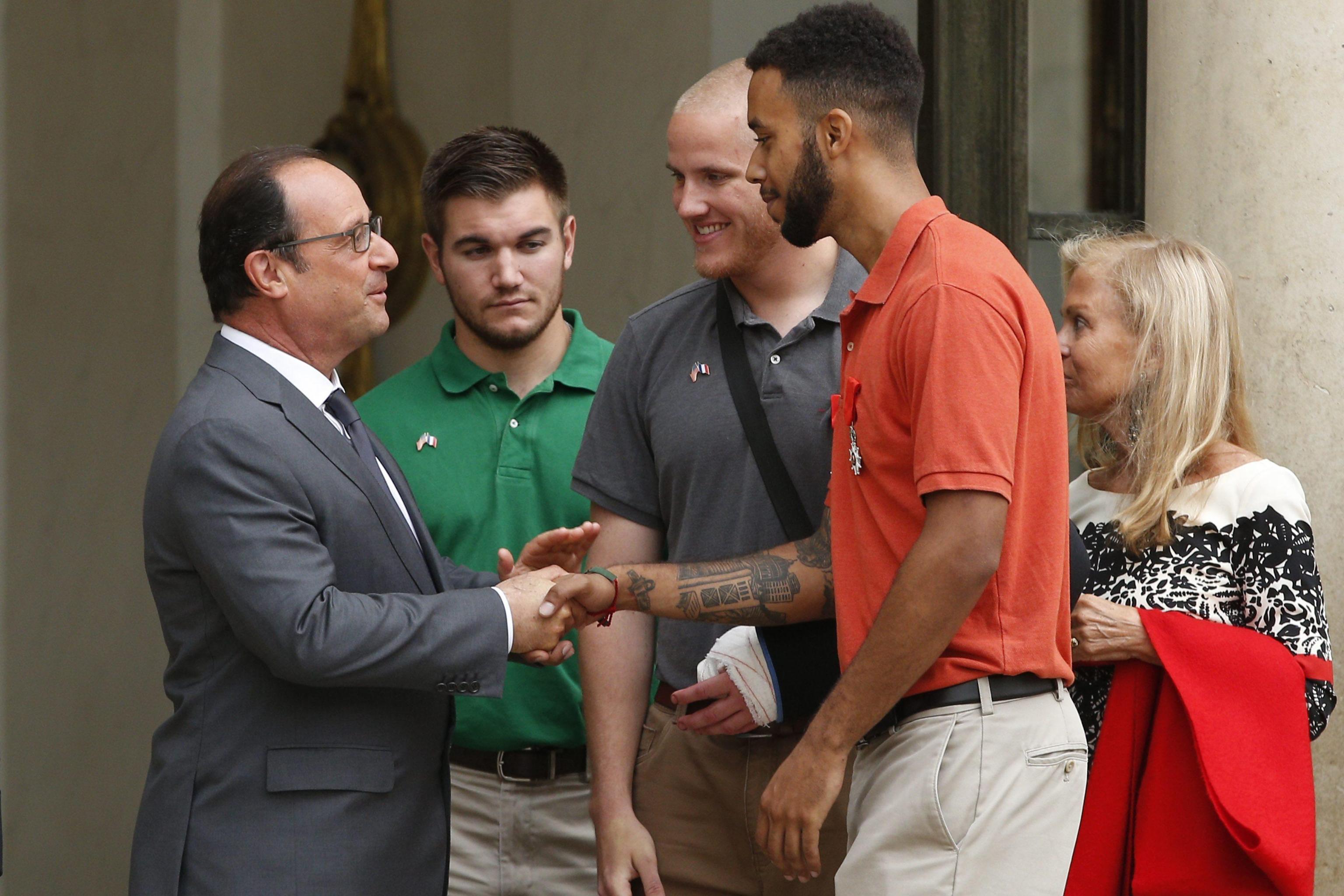 Assalto all’Amsterdam-Parigi: legione d’onore per i cinque eroi del treno