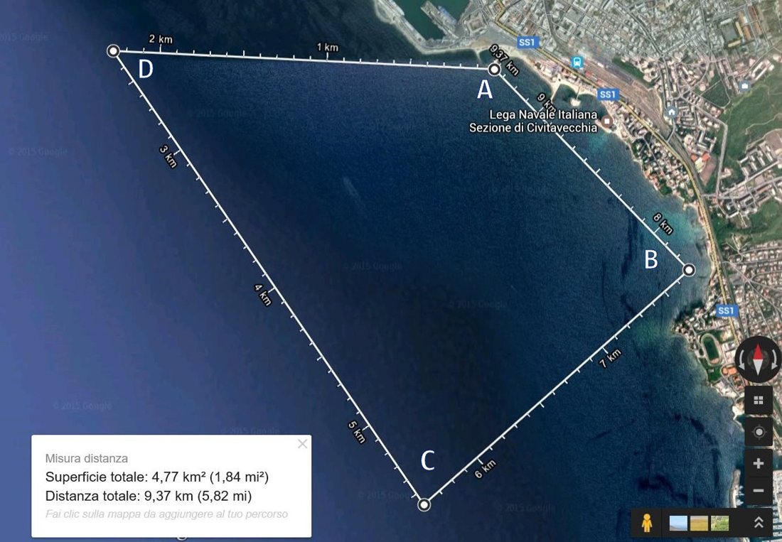 A Civitavecchia super-catamarani in regata A Civitavecchia super-catamarani in regata