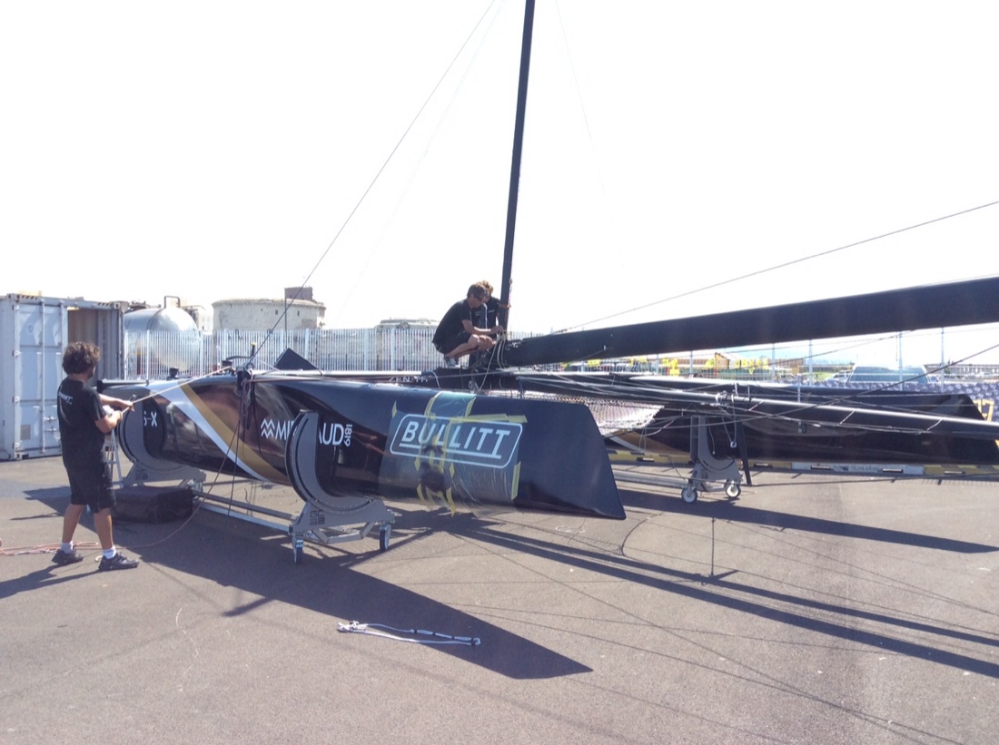 A Civitavecchia super-catamarani in regata A Civitavecchia super-catamarani in regata