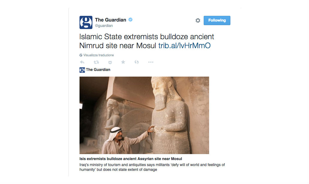 L’Isis e la guerra contro la cultura L’Isis e la guerra contro la cultura