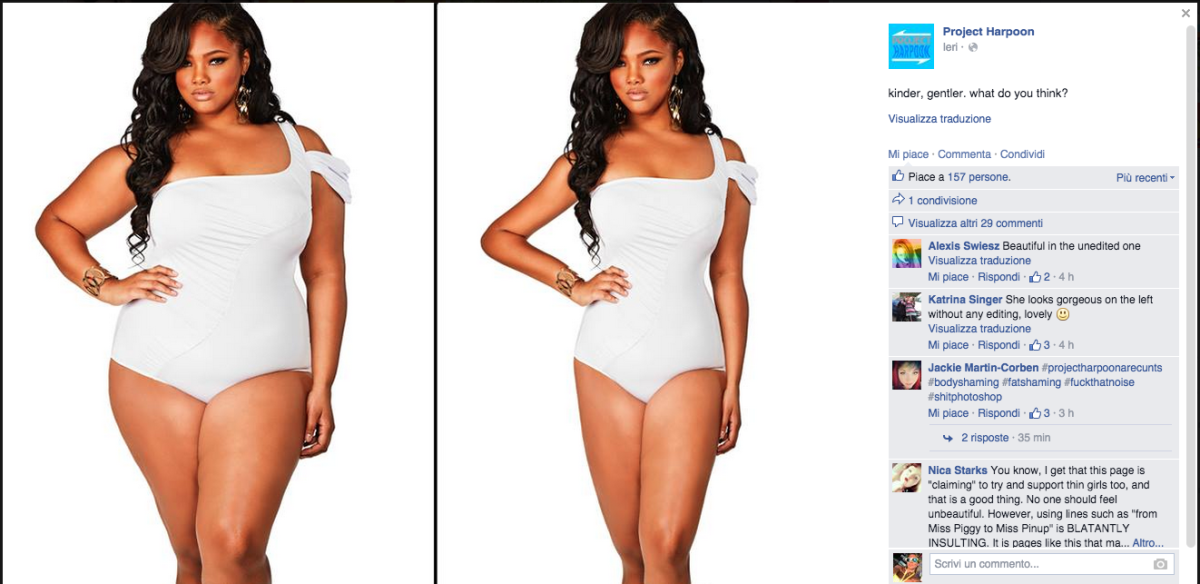 Galleria foto 'Project Harpoon, il ritocco con photoshop e l’inno alla magrezza' - foto 6