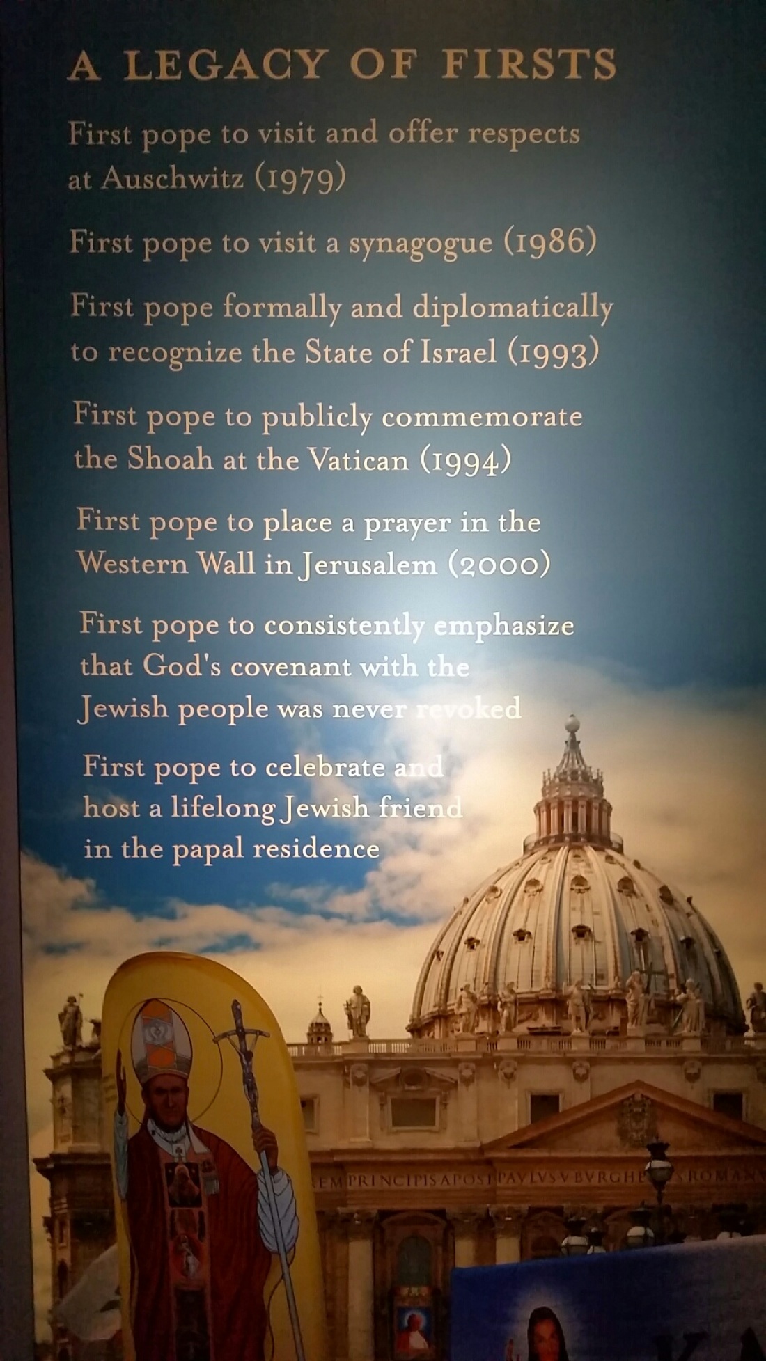 Papa Giovanni Paolo II e il popolo ebraico