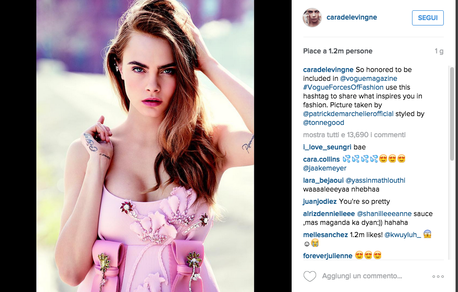 Cara Delevingne, addio alle passerelle Cara Delevingne, addio alle passerelle
