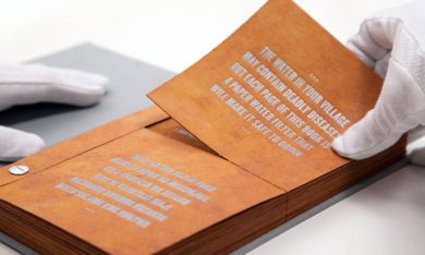 Un libro per depurare l’acqua