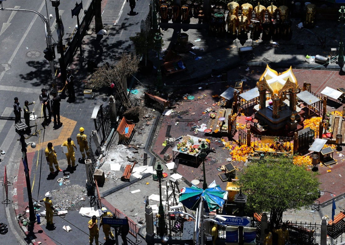 Bomba a Bangkok: le tre piste da seguire Bomba a Bangkok: le tre piste da seguire