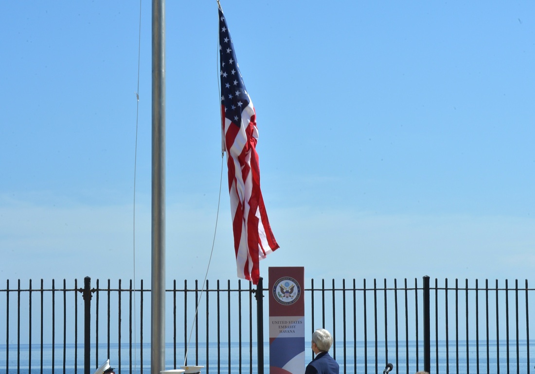 Cuba, riapre l’ambasciata Usa. John Kerry a l’Avana – Foto