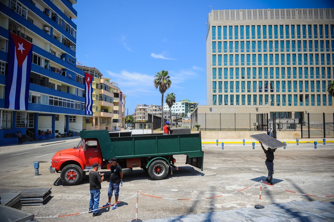 Cuba, riapre l’ambasciata Usa. John Kerry a l’Avana – Foto