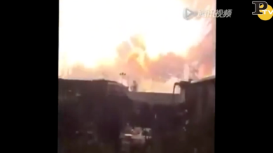 Esplosione Tianjin: lo scoppio in diretta