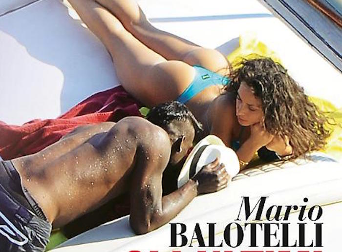 Mario Balotelli, doccia di champagne per festeggiare i 25 anni Mario Balotelli, doccia di champagne per festeggiare i 25 anni