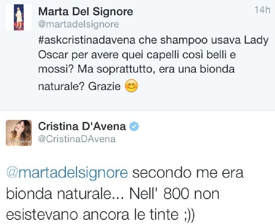 Cristina D’Avena su Twitter: le domande dei fan diventano trend topic Cristina D’Avena su Twitter: le domande dei fan diventano trend topic