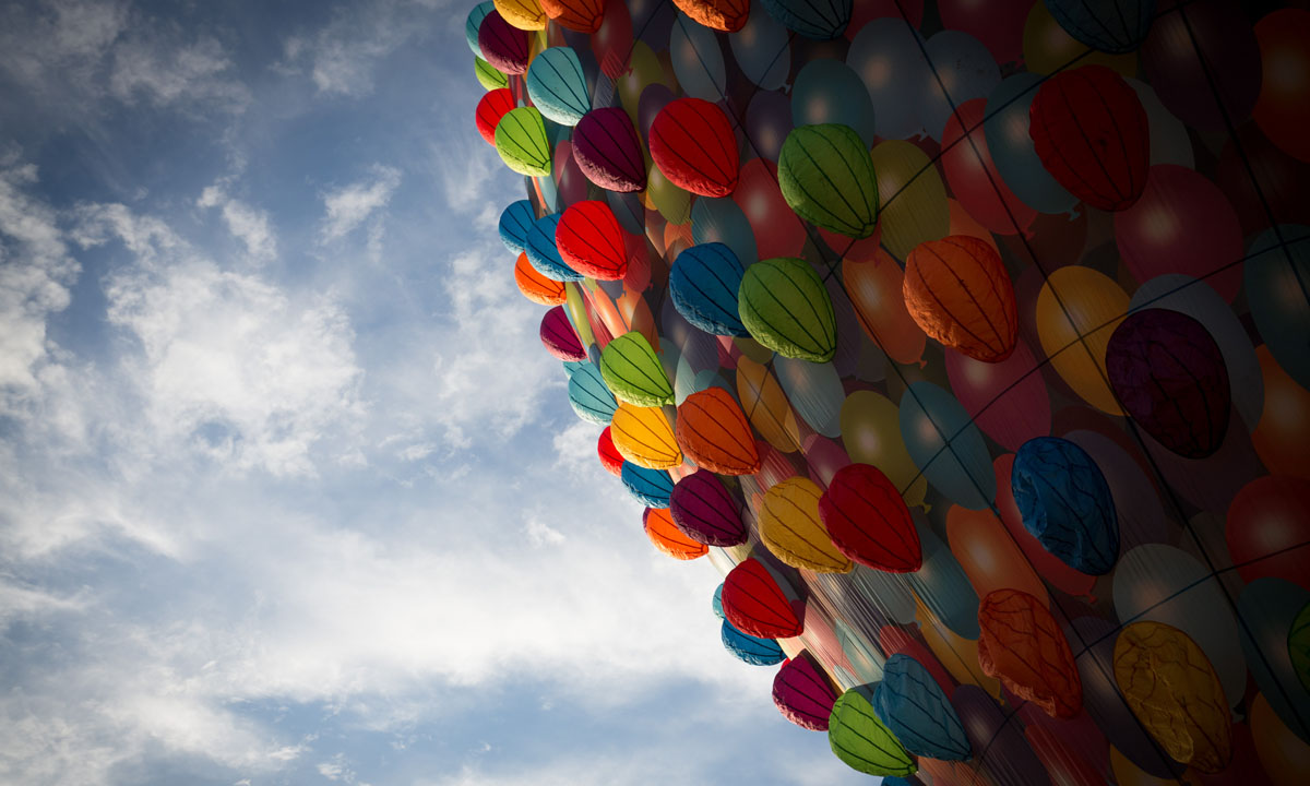 I colori delle mongolfiere nei cieli di Bristol