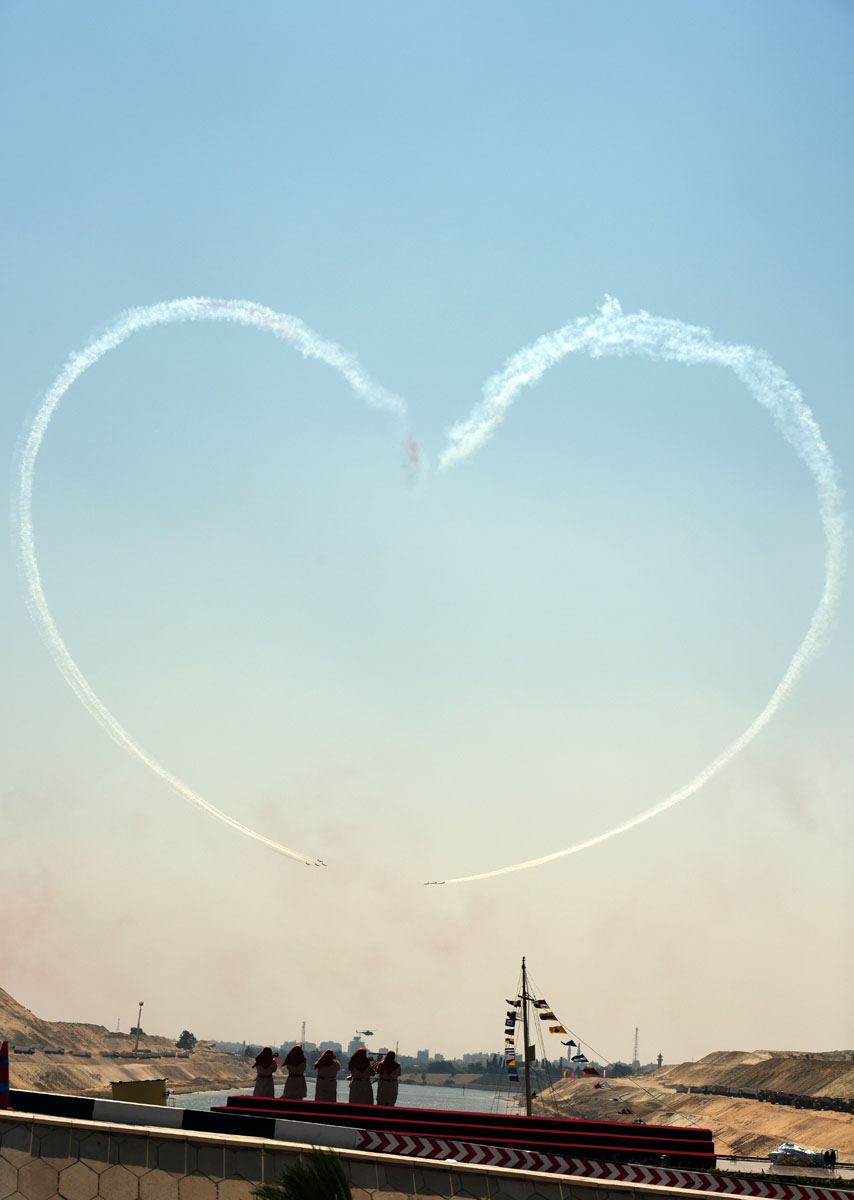 Il nuovo Canale di Suez: le foto dell’inaugurazione Il nuovo Canale di Suez: le foto dell’inaugurazione