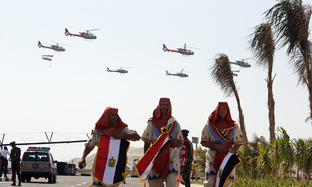 Il nuovo Canale di Suez: le foto dell’inaugurazione Il nuovo Canale di Suez: le foto dell’inaugurazione