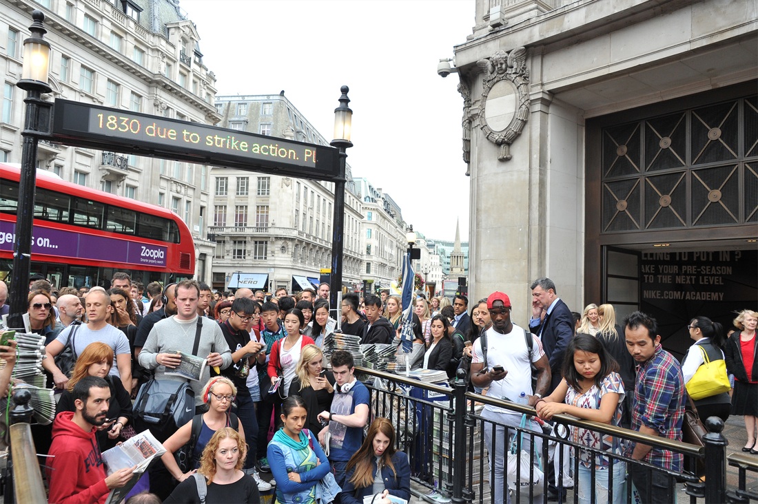 Londra, sciopero della metropolitana, città in tilt – Foto Londra, sciopero della metropolitana, città in tilt – Foto