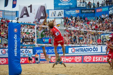 A Klagenfurt, quando il beach volley porta la spiaggia in Austria
