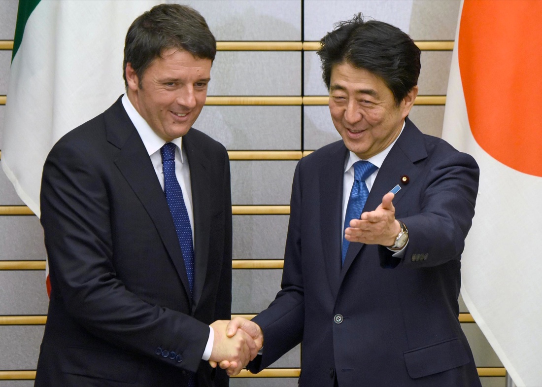 Renzi in Giappone: l’incontro con la business community Renzi in Giappone: l’incontro con la business community