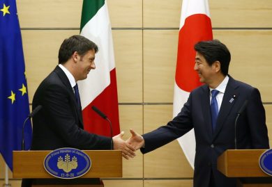 Renzi in Giappone: l’incontro con la business community
