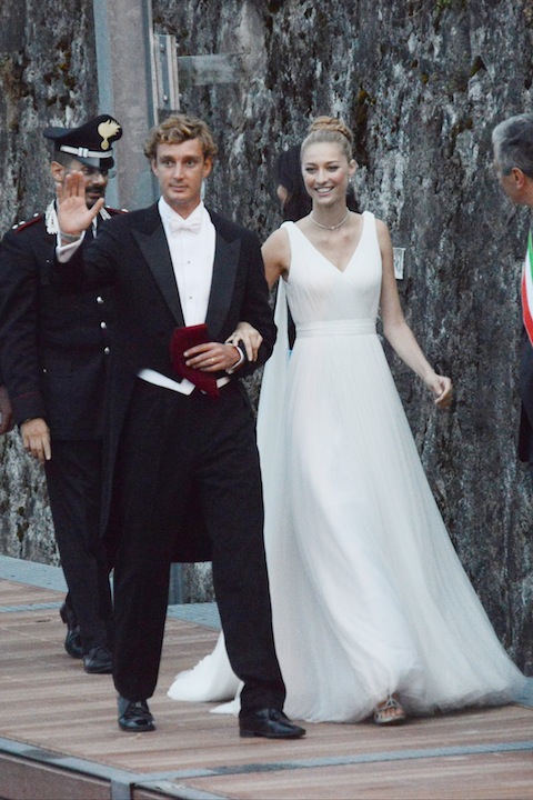 Pierre e Beatrice Casiraghi: le foto del matrimonio religioso