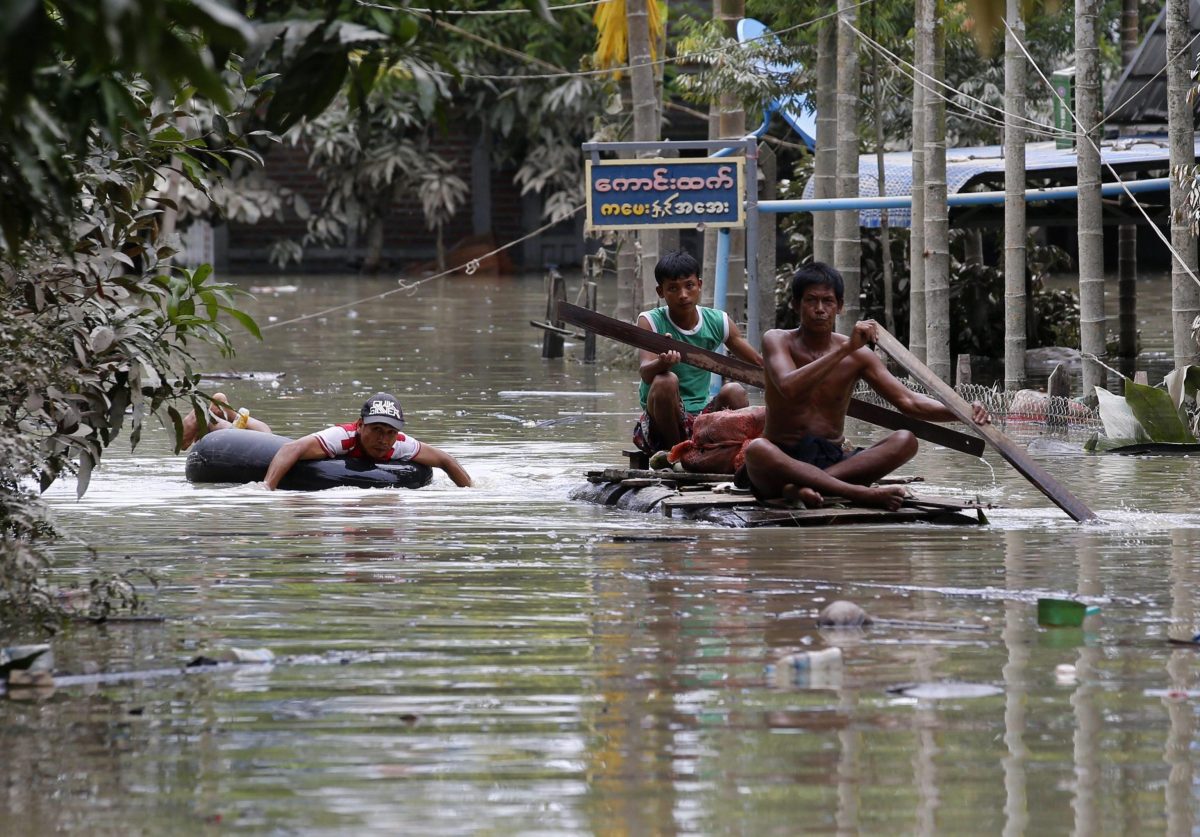 Galleria foto 'Alluvioni in Myanmar: 46 morti e oltre 200 mila sfollati' - foto 3
