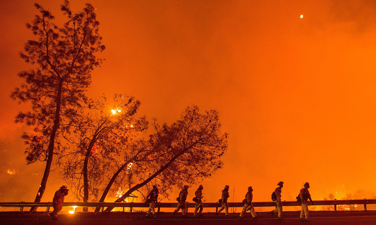 La California in fiamme: foto dei grandi incendi