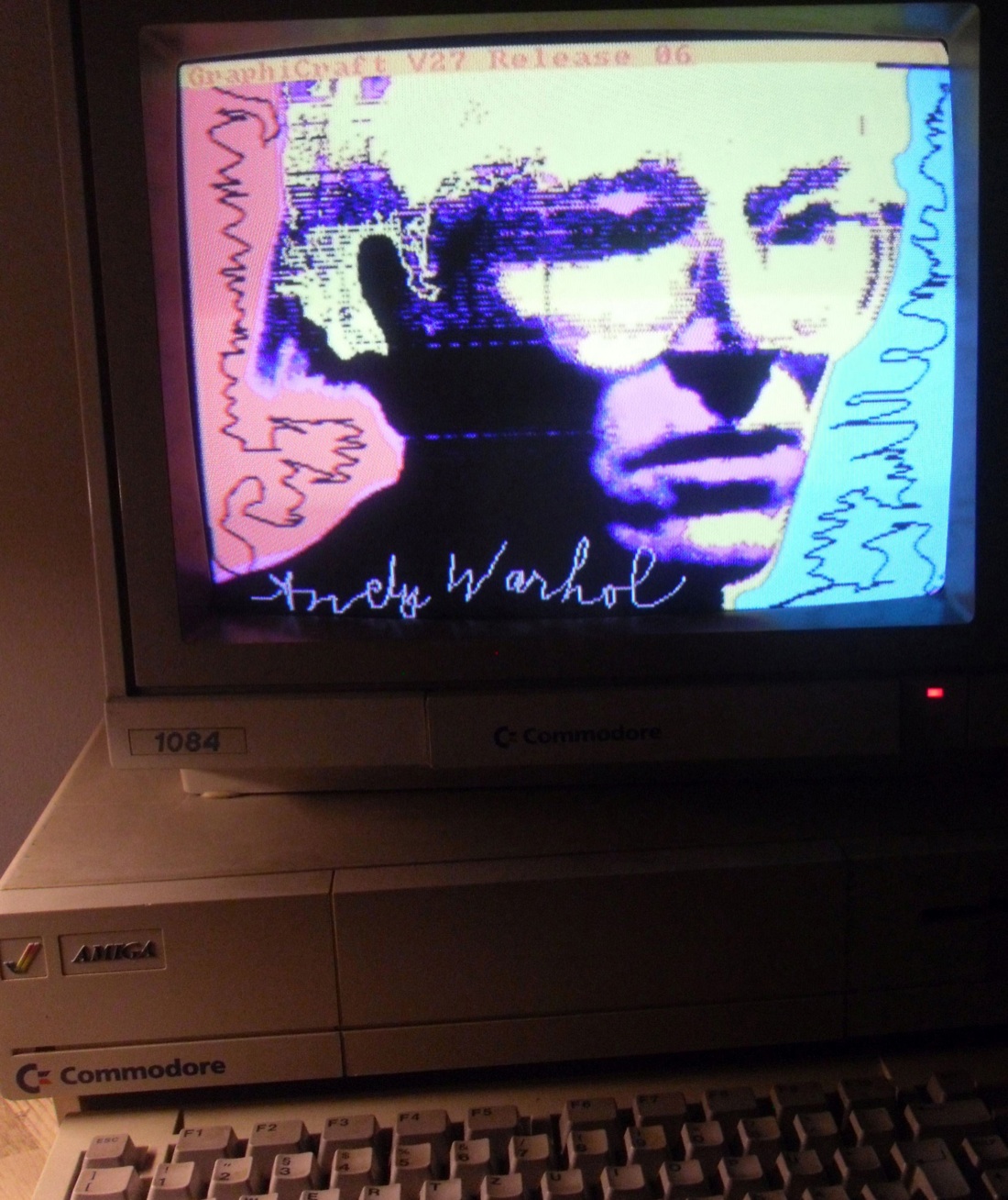 Warhol inedito: le prime sperimentazioni digitali con Amiga