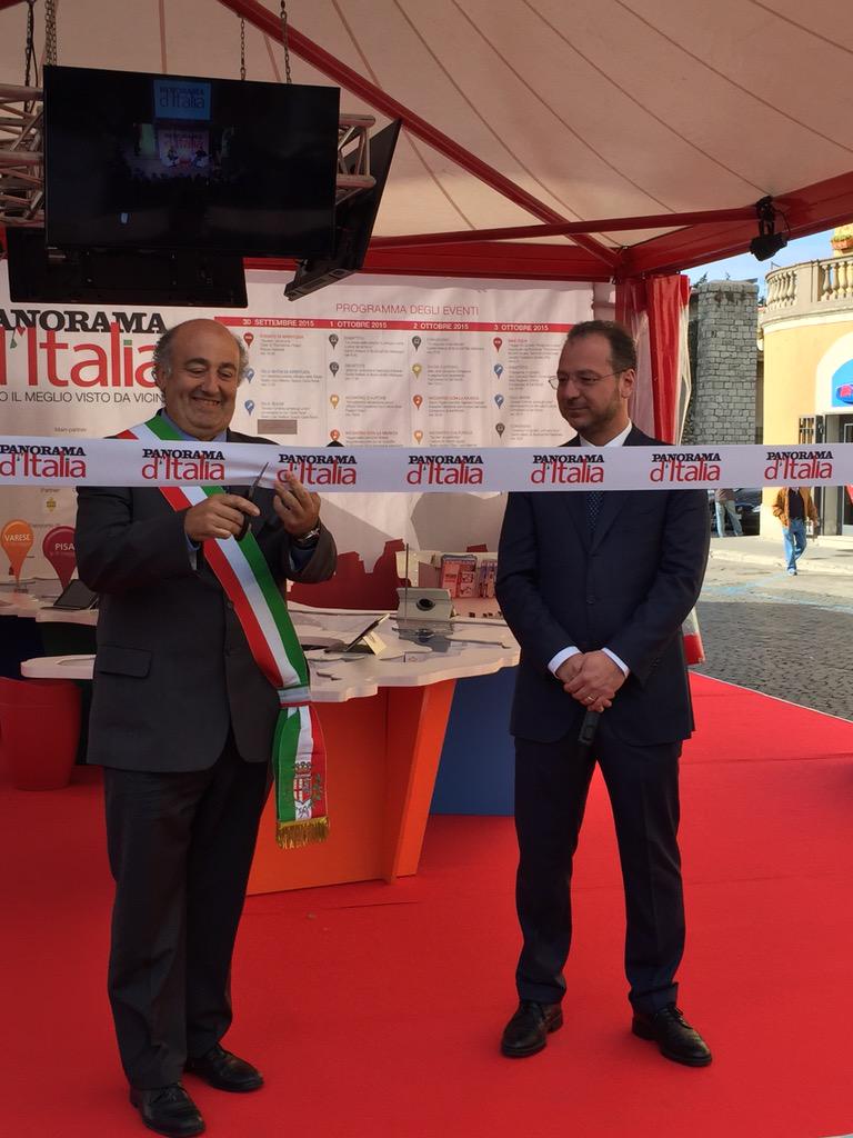 Il sindaco di Spoleto inaugura la tappa del tour in Umbria Il sindaco di Spoleto inaugura la tappa del tour in Umbria
