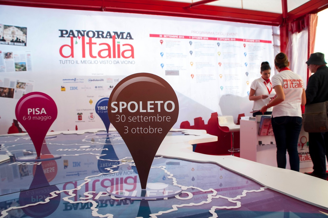 Il sindaco di Spoleto inaugura la tappa del tour in Umbria Il sindaco di Spoleto inaugura la tappa del tour in Umbria