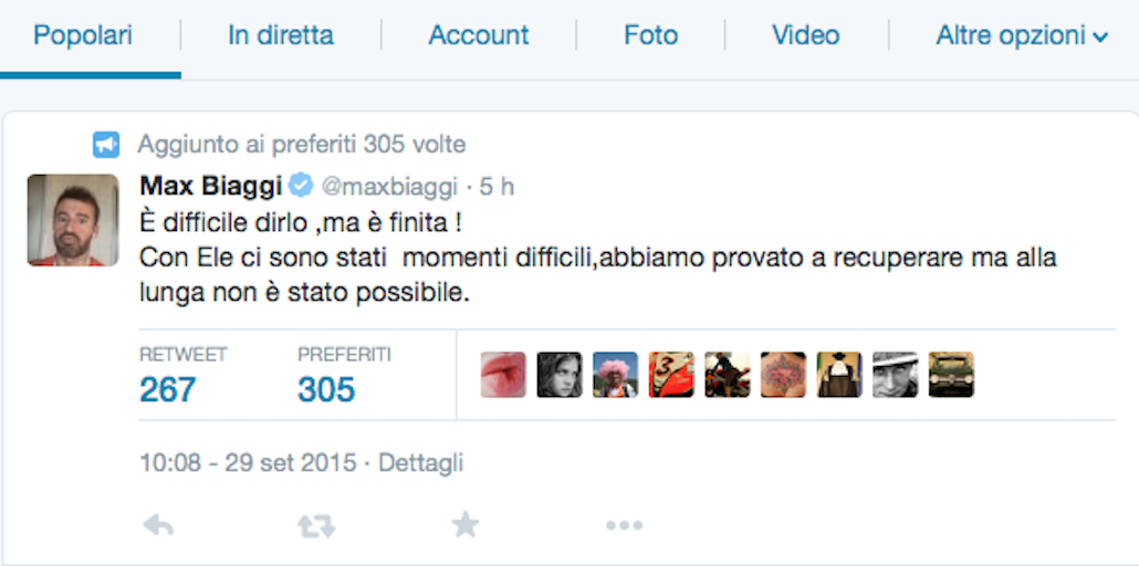 Eleonora Pedron-Max Biaggi: storia al capolinea, l’annuncio via Twitter