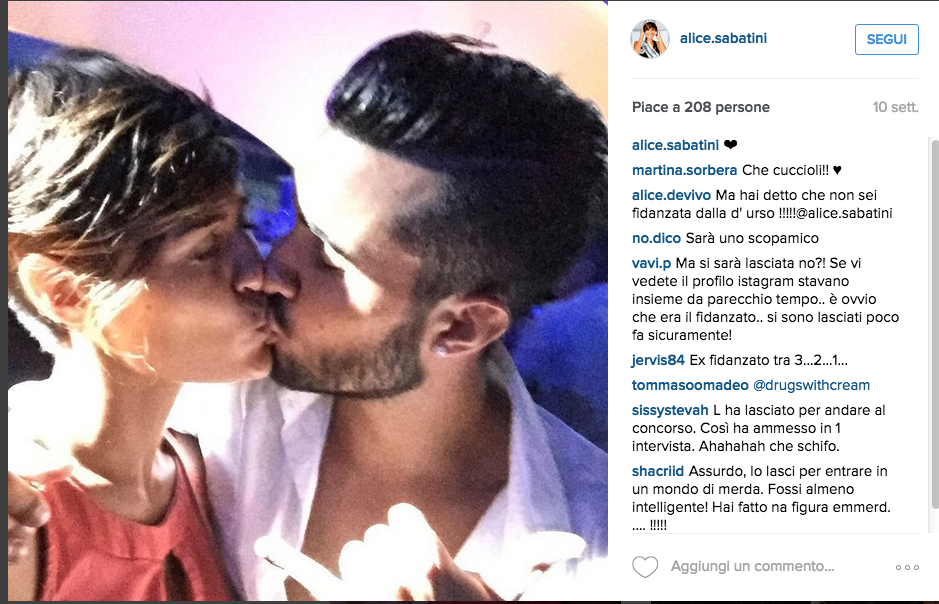 Alice Sabatini, miss social network