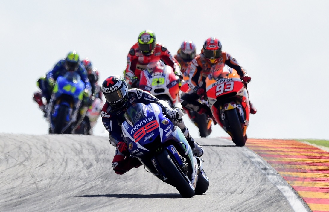 Gp Aragona: stravince Lorenzo, Pedrosa 2°, Rossi 3° Gp Aragona: stravince Lorenzo, Pedrosa 2°, Rossi 3°