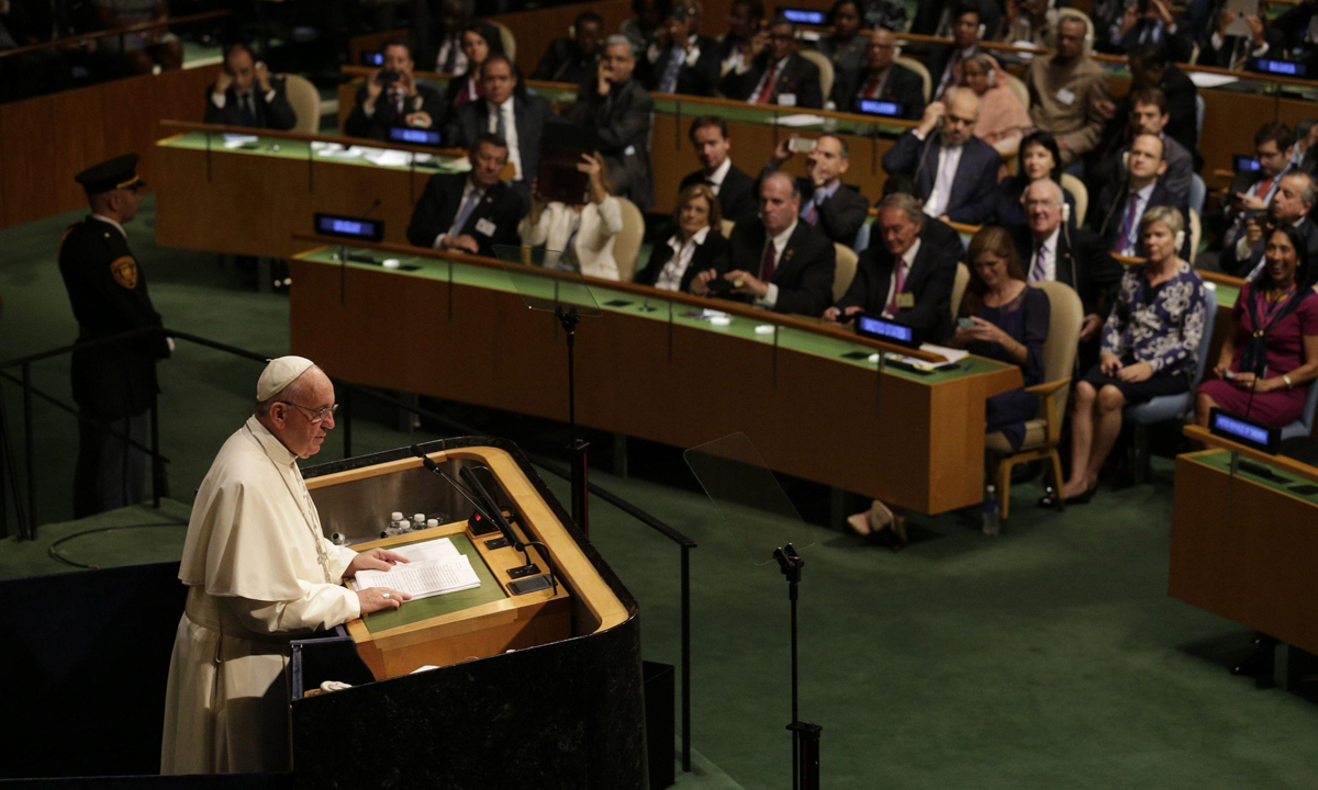 Papa all’Onu: la crisi ecologica minaccia l’esistenza dell’umanità