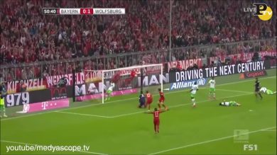 Lewandowski 5 gol in 9 minuti al Wolfsburg