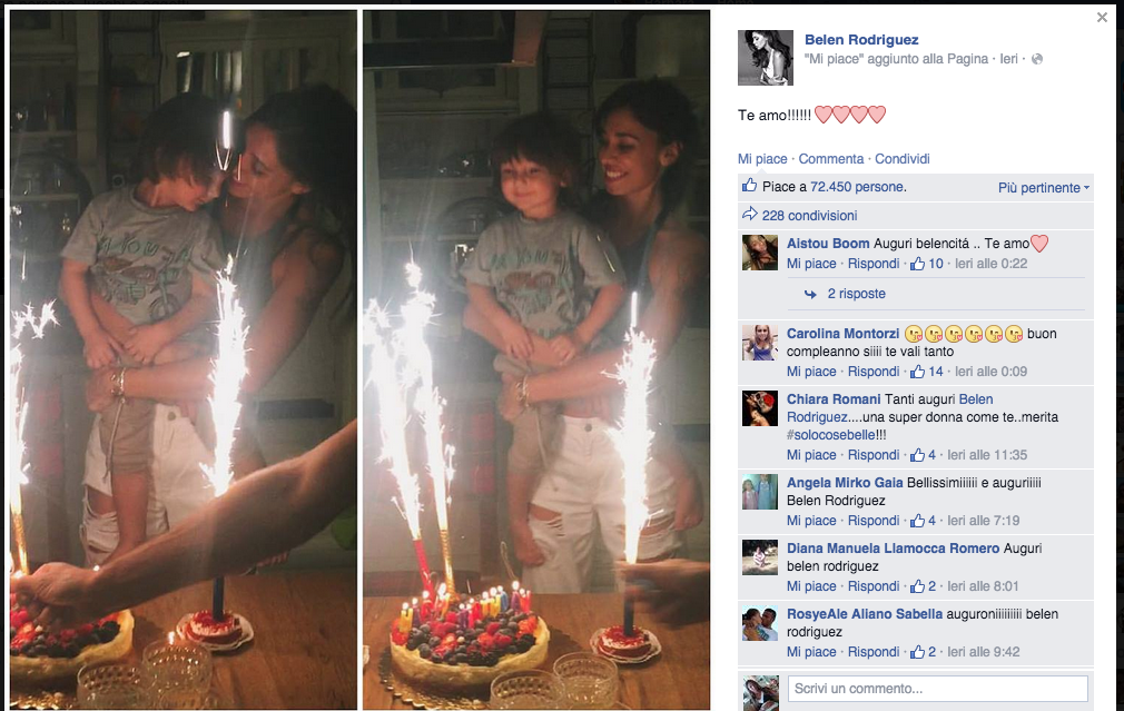 Belén come Frida: party gipsy per il compleanno della showgirl