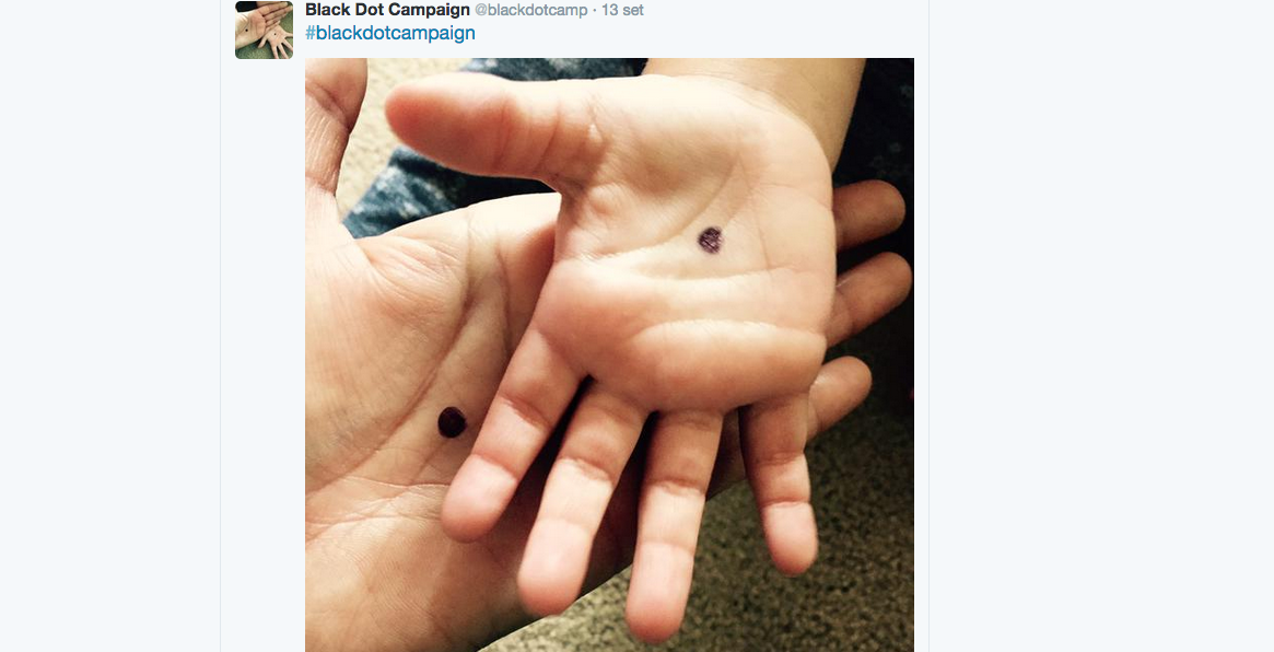 Black Dot Campaign, la campagna per mettere un punto alla violenza