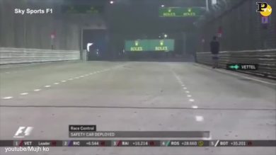 Formula 1, Gp Singapore: invasore in pista