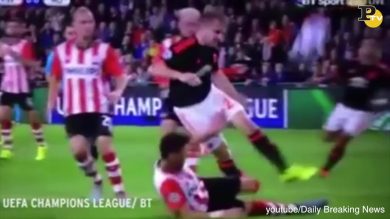 Infortunio Luke Shaw: rotti tibia e perone