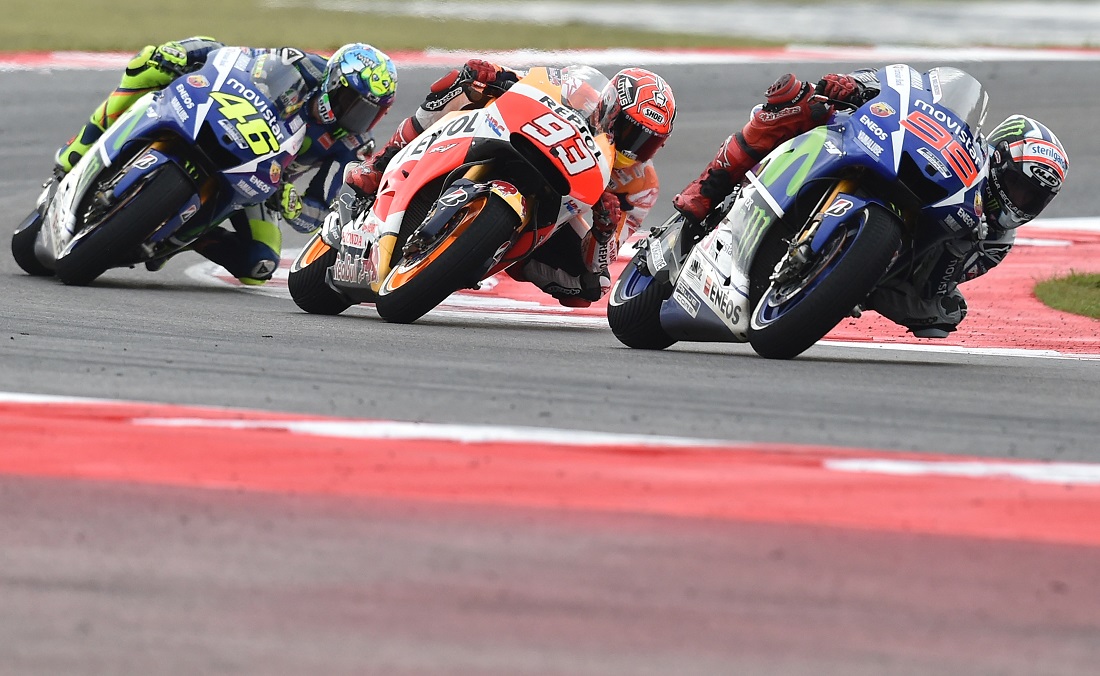 Gp San Marino: vince Marquez, crolla Lorenzo e Rossi allunga Gp San Marino: vince Marquez, crolla Lorenzo e Rossi allunga