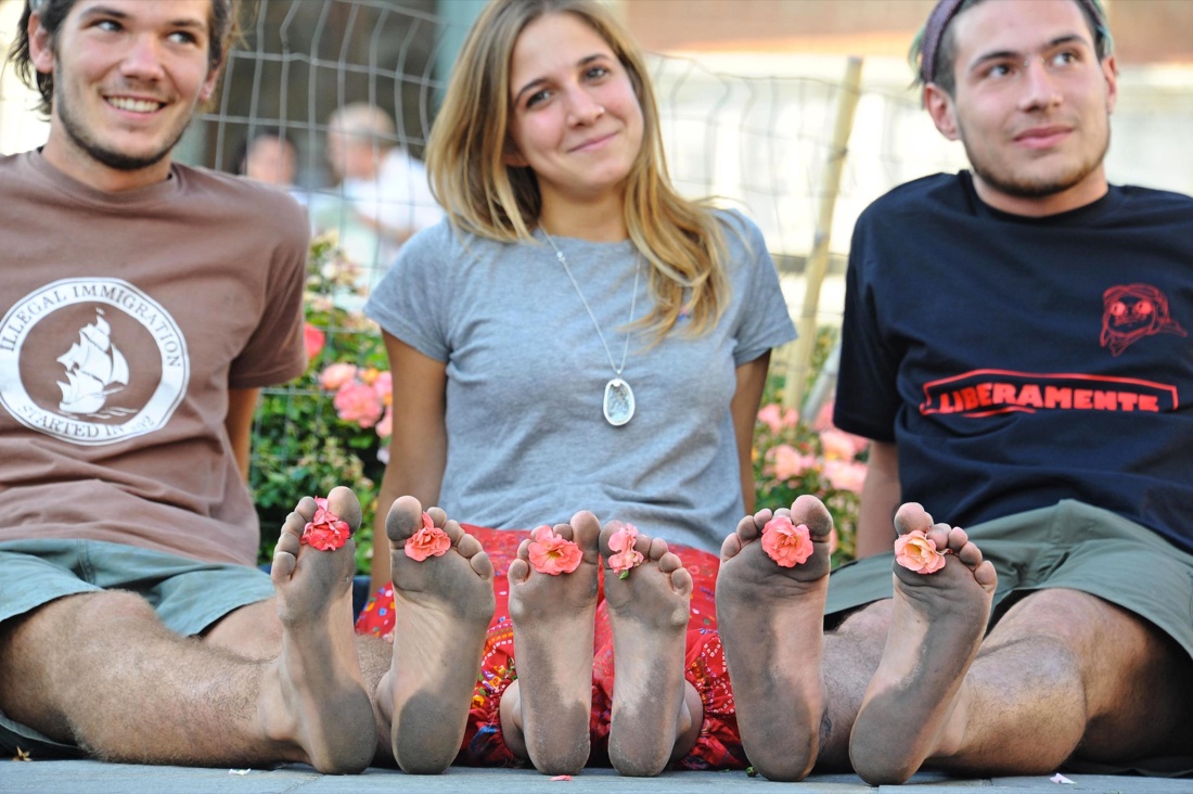 Marcia degli Uomini Scalzi: le foto Marcia degli Uomini Scalzi: le foto
