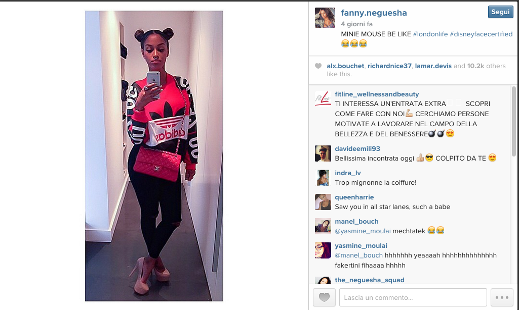 Fanny Neguesha e Lewis Hamilton, flirt in vista? Fanny Neguesha e Lewis Hamilton, flirt in vista?