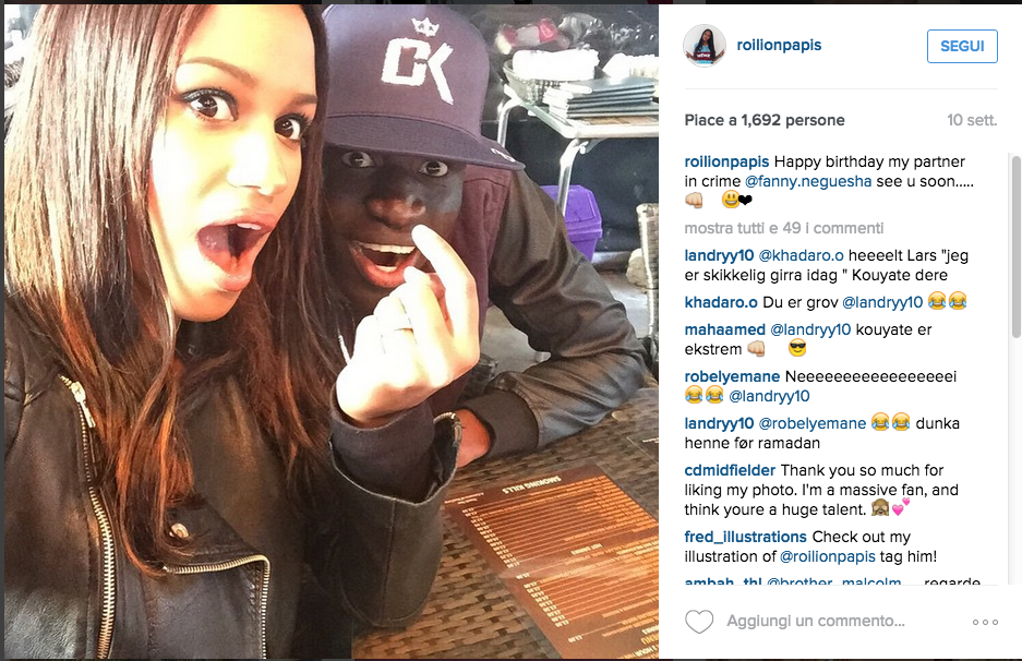 Fanny Neguesha e Lewis Hamilton, flirt in vista? Fanny Neguesha e Lewis Hamilton, flirt in vista?