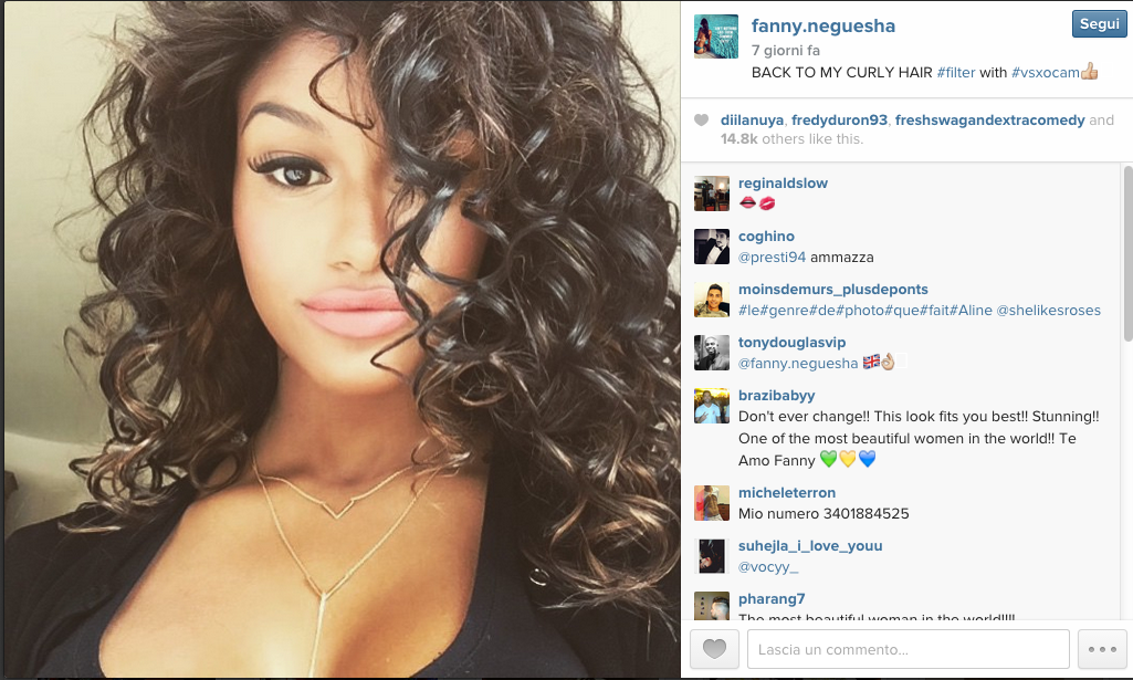 Fanny Neguesha e Lewis Hamilton, flirt in vista? Fanny Neguesha e Lewis Hamilton, flirt in vista?