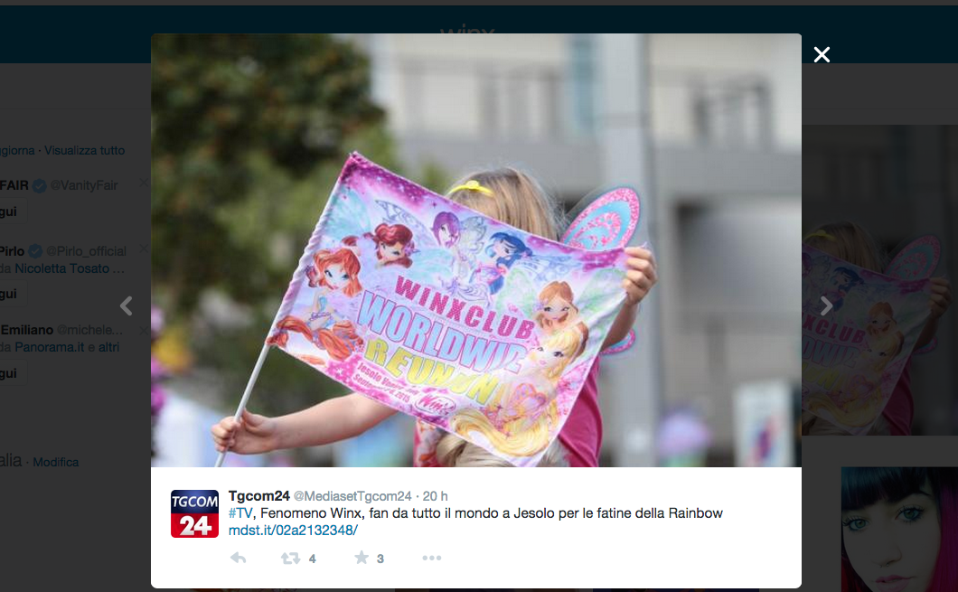 A Jesolo il primo raduno mondiale delle Winx A Jesolo il primo raduno mondiale delle Winx