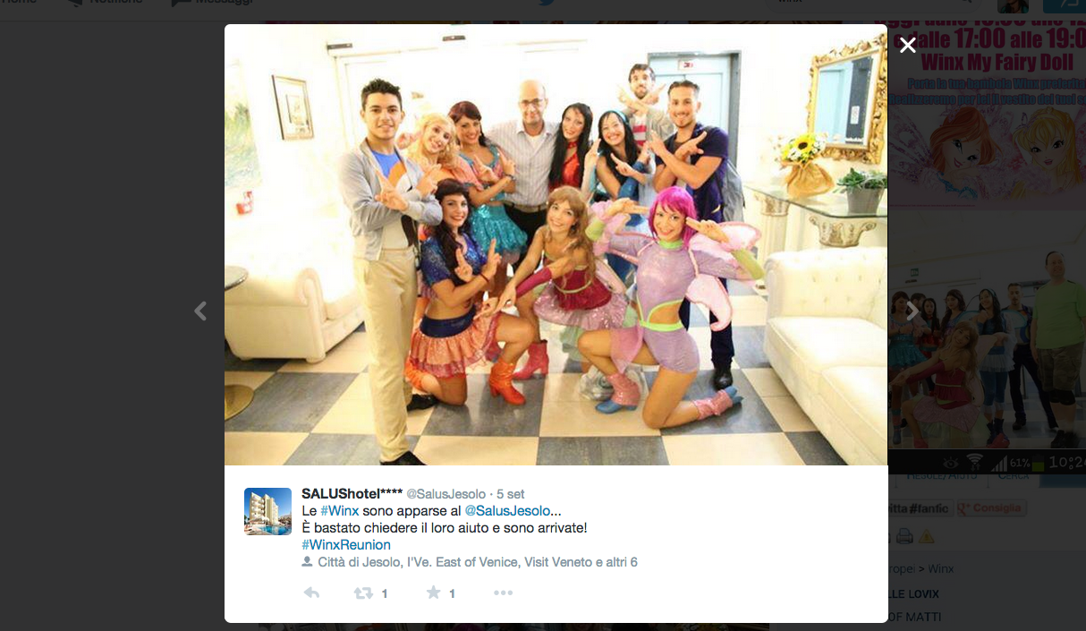 A Jesolo il primo raduno mondiale delle Winx A Jesolo il primo raduno mondiale delle Winx