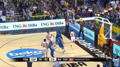 Basket: le “magie” di Belinelli in Italia-Spagna