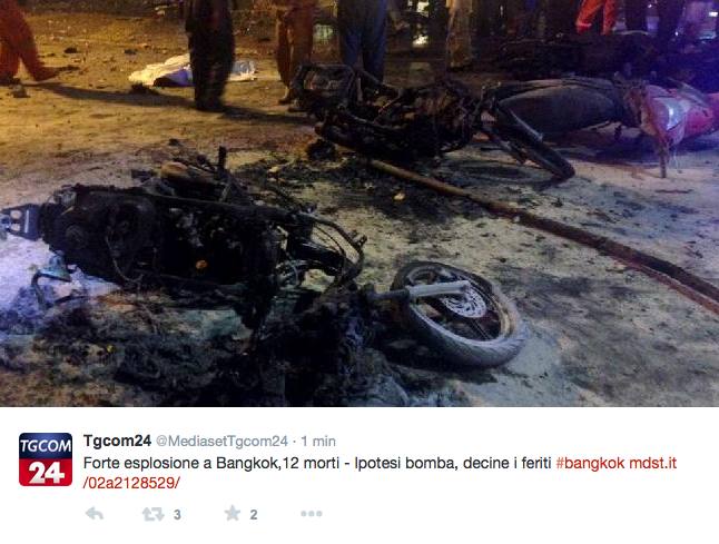 Pista separatista per la strage di Bangkok