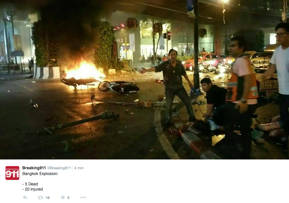 Pista separatista per la strage di Bangkok