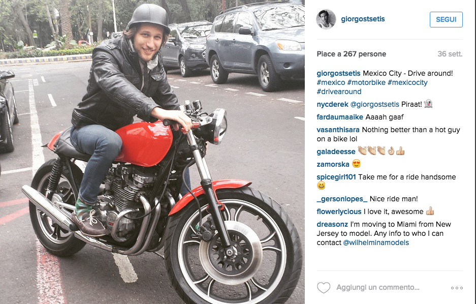 Giorgos, il modello che ha detto no al sesso per il lavoro Giorgos, il modello che ha detto no al sesso per il lavoro